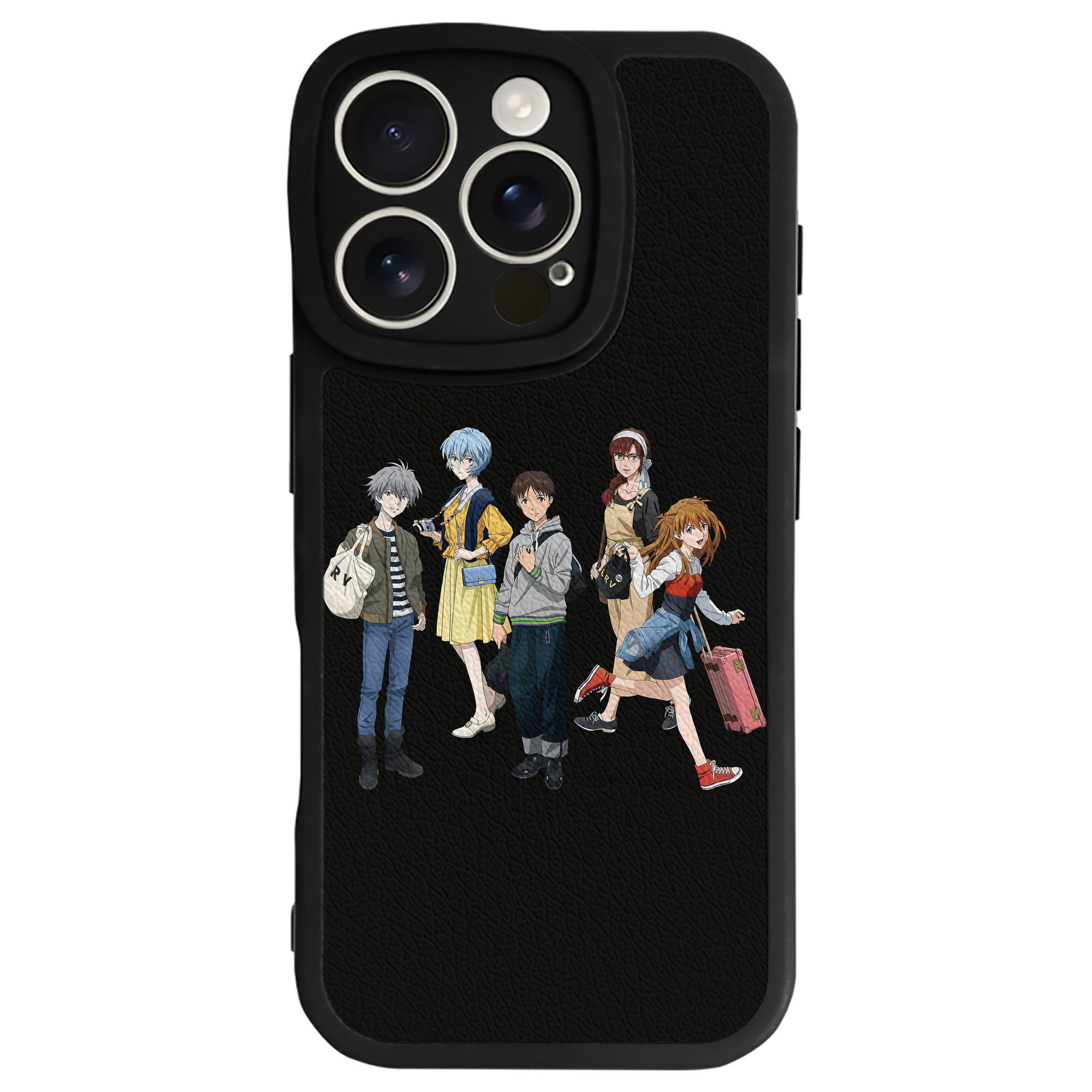 （画像用） EVA 新世紀エヴァンゲリオン 【iPhone 16シリーズ対応】シリコンスマホケース（レザー調） 材質：シリコン